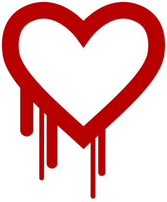 Logo of a 'bleading' heart